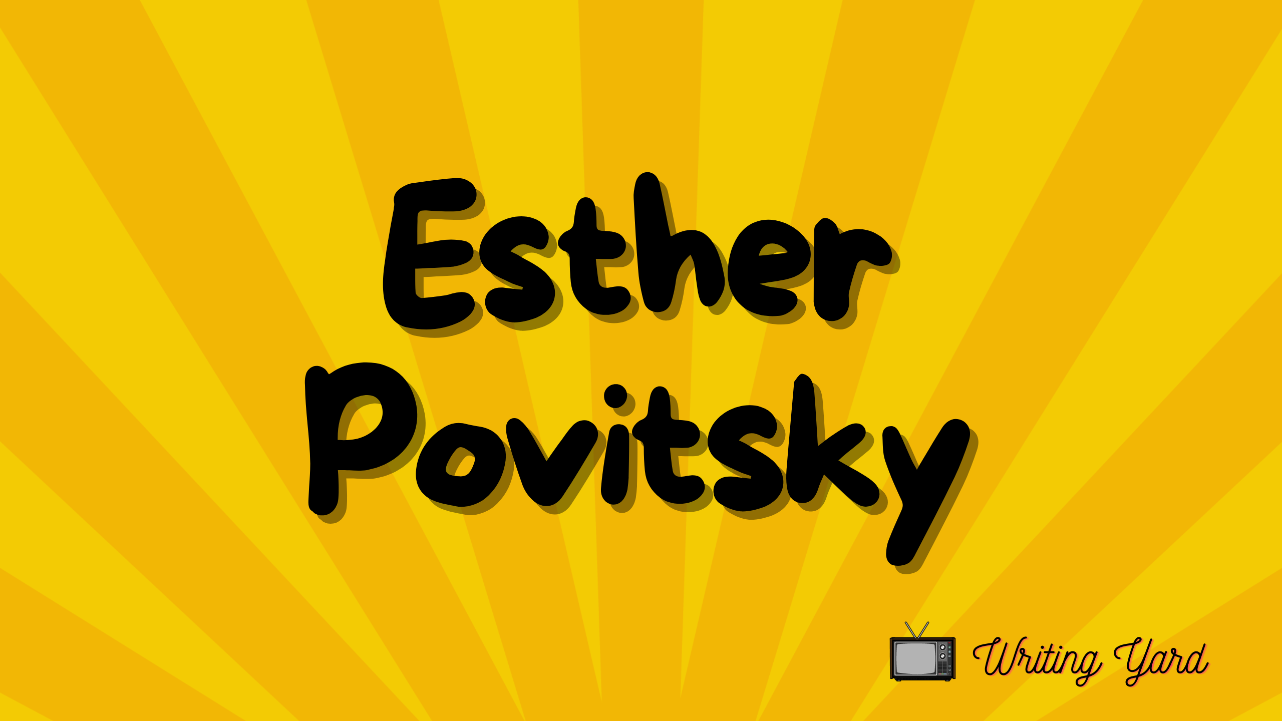Esther Povitsky Height, Weight