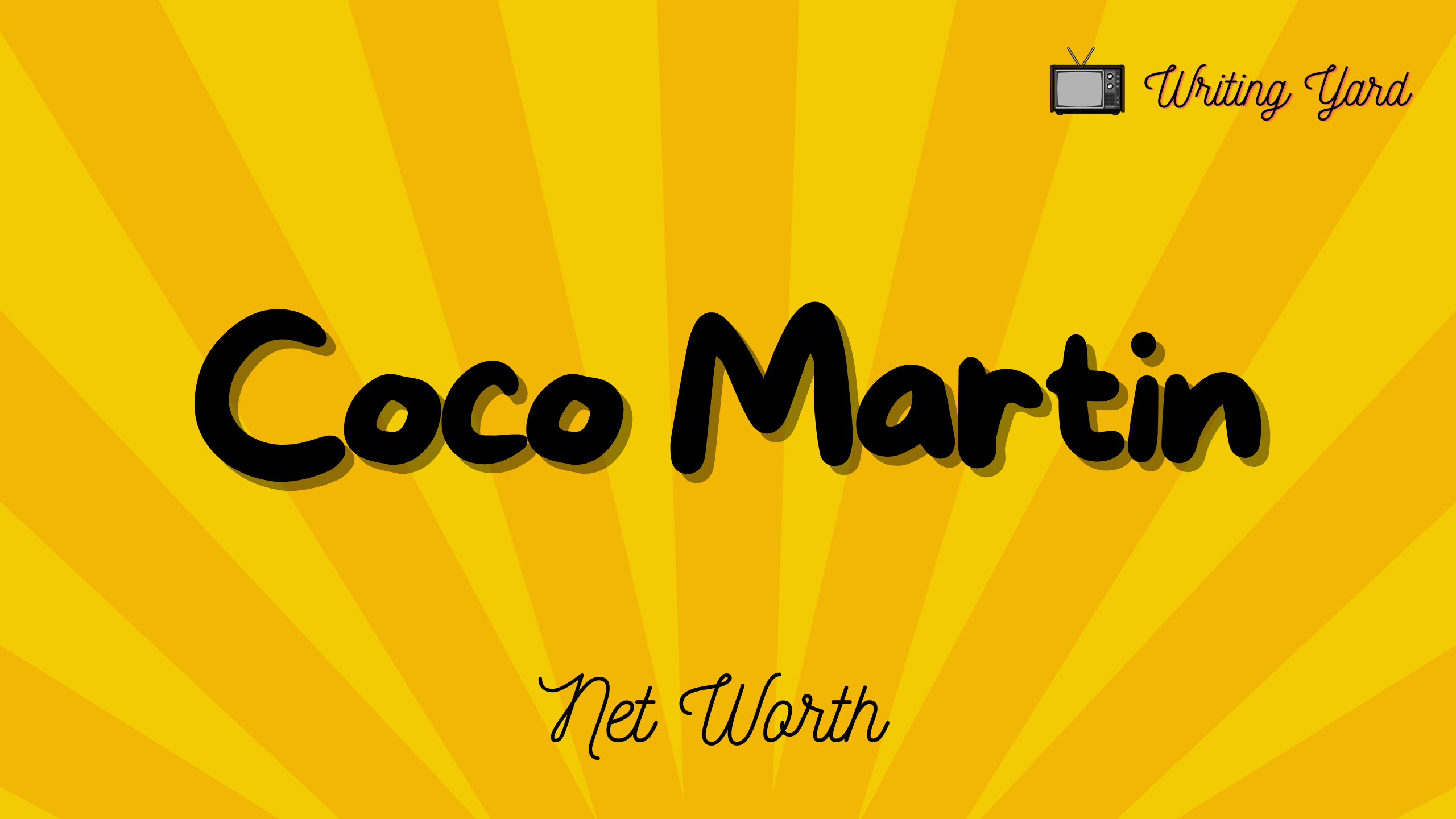 Coco Martin Net Worth