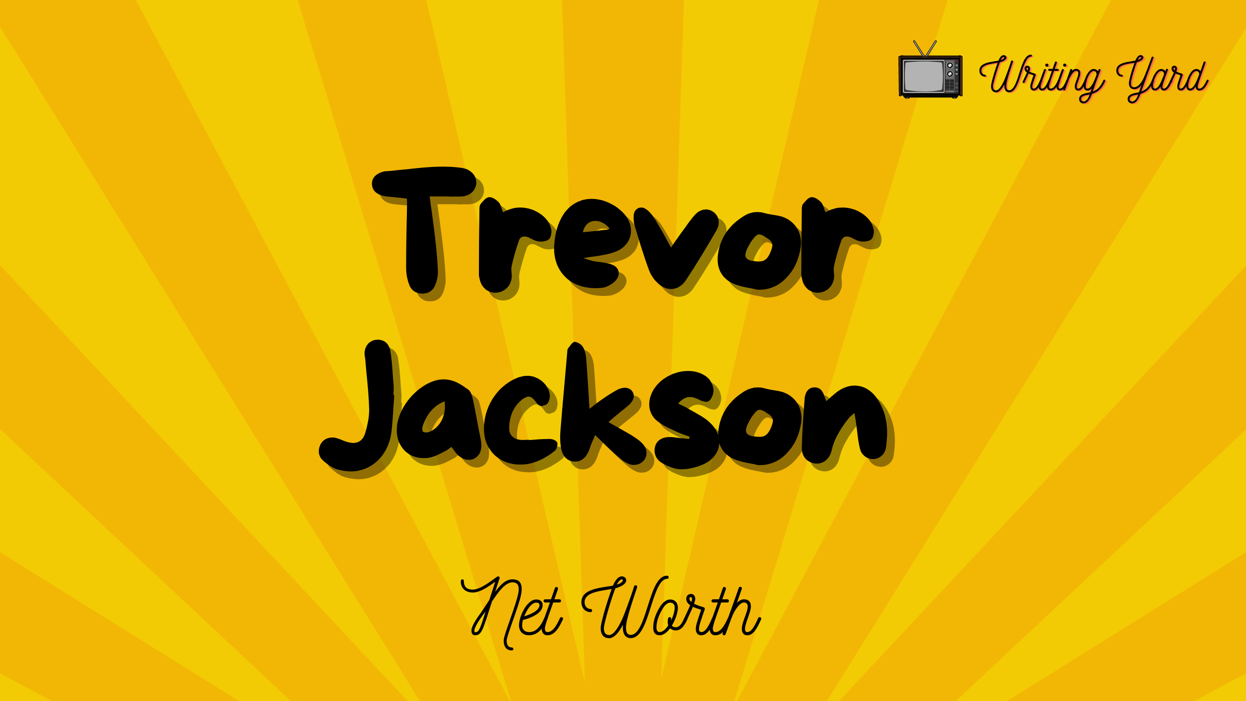 Trevor Jackson Net Worth